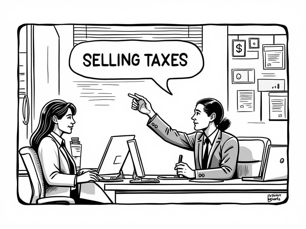 Tax on property sale